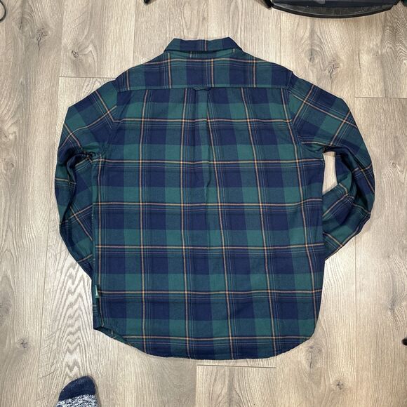 Woolrich The Green Label Collection Shirt Jacket Mens Sz Large Green Blue Plaid - Picture 5 of 5